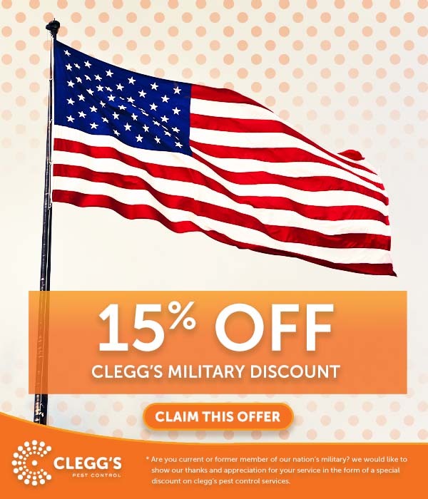 15% off Clegg's military discount.